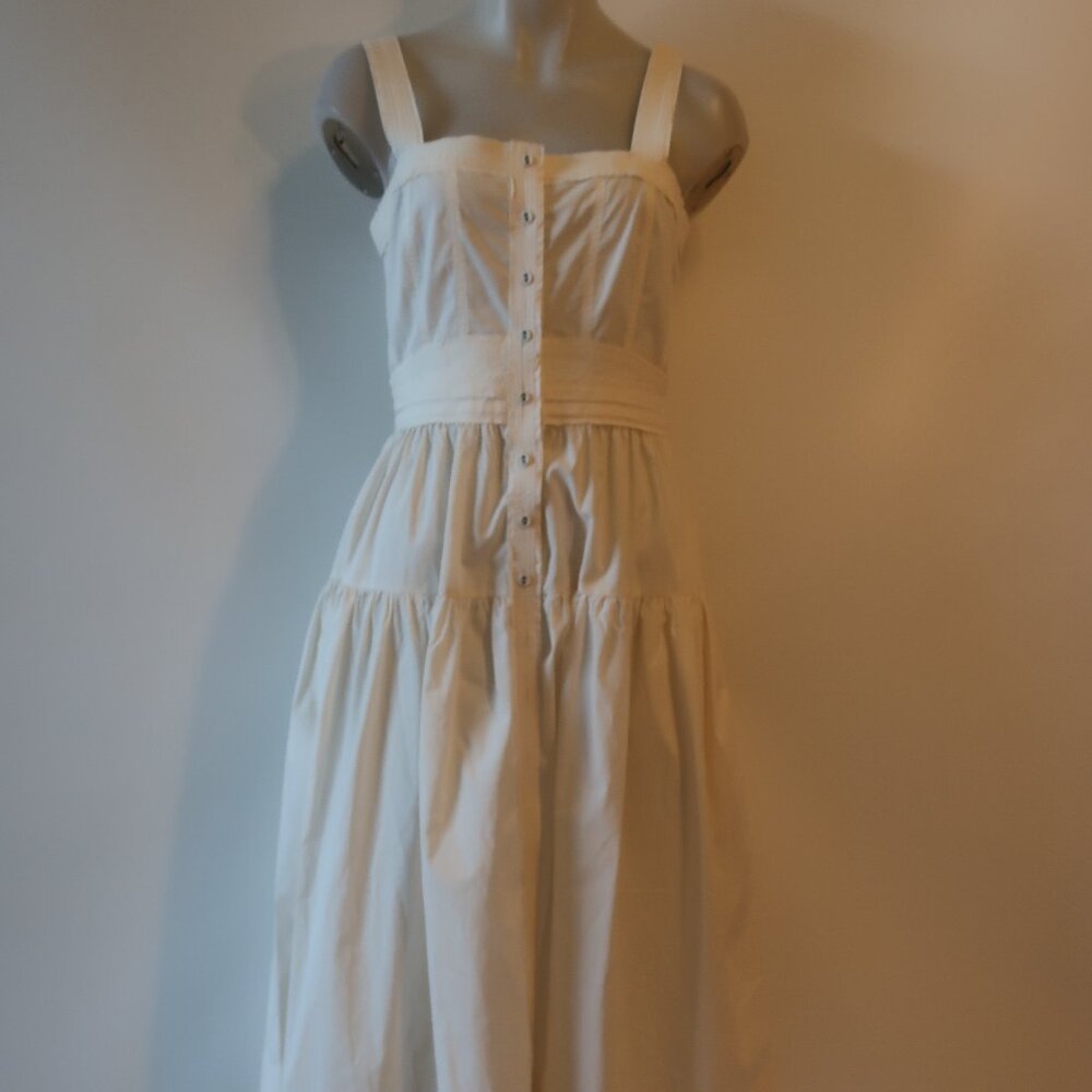 Ulla Johnson Cream Button-Front Maxi Dress - Picture 6 of 14